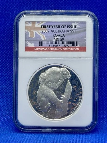 2007 Australia 1 Dollar Koala NGC MS69