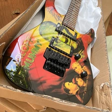 Us Warehouse  Custom  Kirk Hammett KH-3 Karloff Mummy Electric Guitar