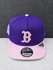 New Era Boston Red Sox 9FIFTY 950 2004 World Series Patch Pink Purple Hat Cap