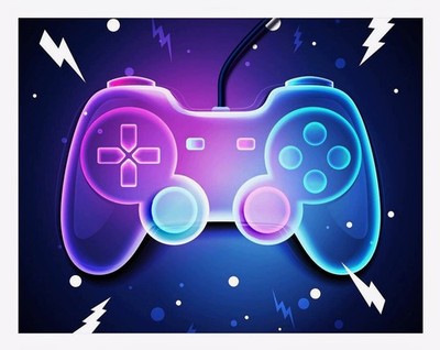 Gaming Controller Decke - Fleece Decke - Kuscheldecke - 100 cm x 140 cm