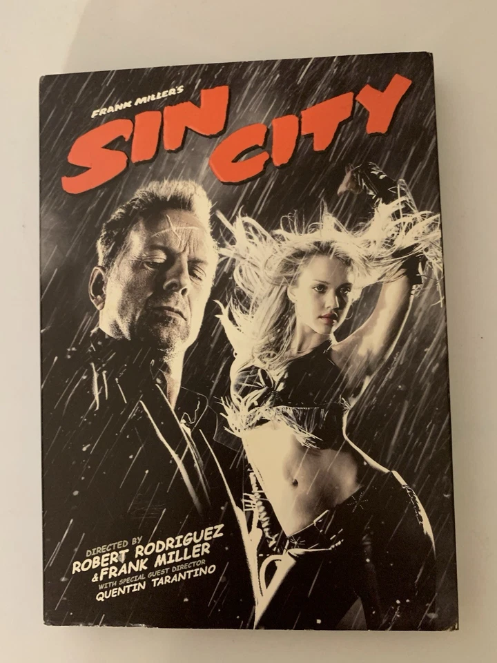 Sin City 2005 DVD w/ Slipcover Robert Rodriguez Frank Miller Neo-Noir Crime Cult - Image 3 of 4