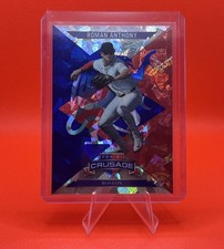 2025 Panini Crusade #95 Roman Anthony Crusade Blue Cracked Ice