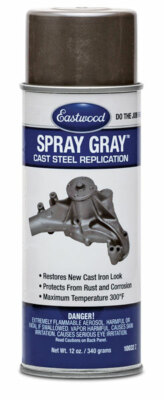Eastwood Gray Lacquer Detail Paint Aerosol Spray 12oz Touchup And Spray Paint