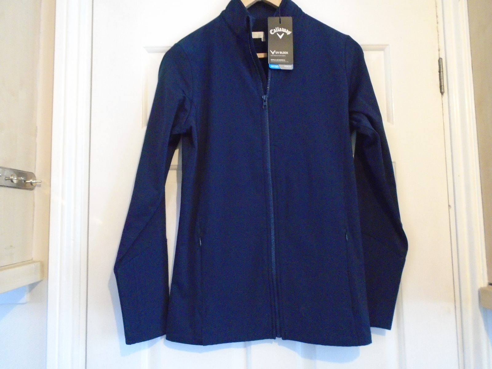 NEW LADIES CALLAWAY OPTI-DRI UV BLOCK JACKET~ SIZE~ S~ 38"" BUST~ COLOUR~ PEACOAT