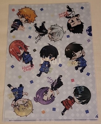 BLUE LOCK Character (9) A4 Single Clear File BLUELOCK TV ANIME ブルーロック
