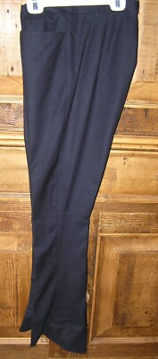 Pantalon Jodhpur Homme – Gris Foncé Pinstripe – Polyester/laine – Sur-mesure