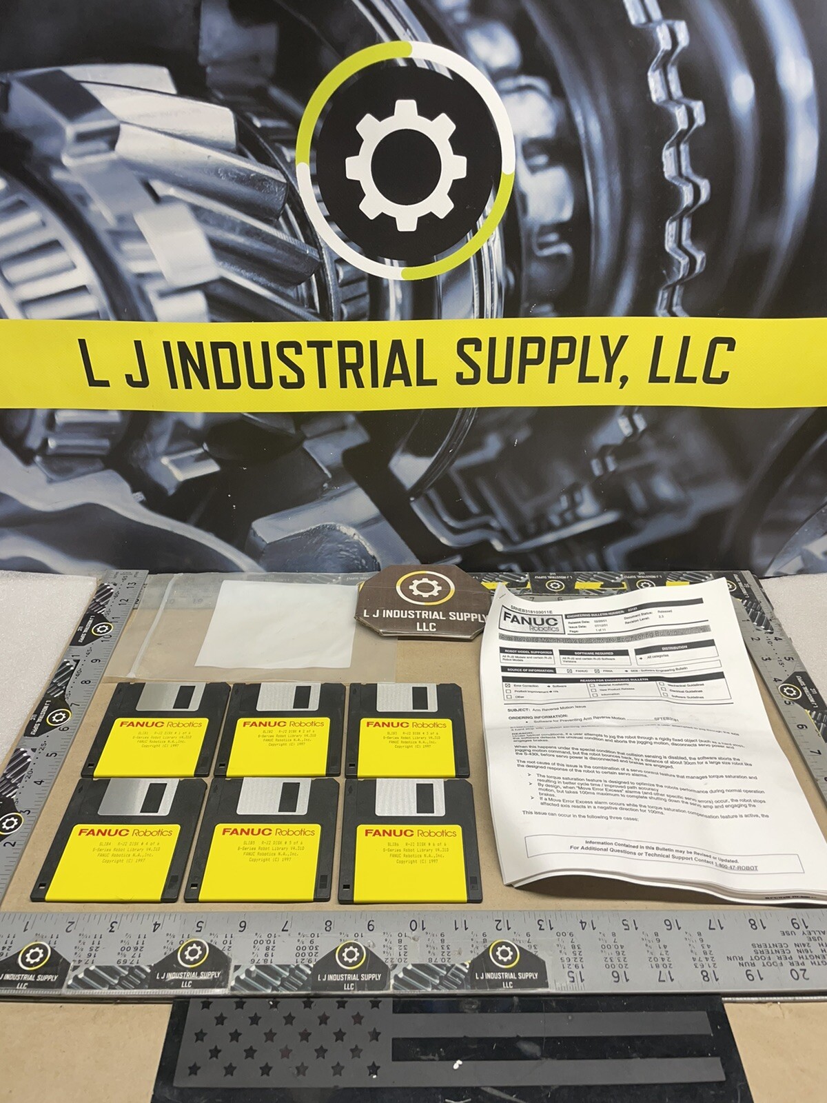 NEW! FANUC Robotics SLIB1-6 V4.31D S-Series Disk Set (SET OF 6)_FAST SHIPPING!