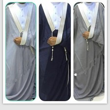 BISHT CLOAK ARAB DRESS THOBE SAUDI MENS ROBE EID