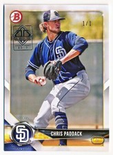 2018 Bowman Draft Chris Paddack Transcendent VIP Party Rc #BD-68 (1/1)