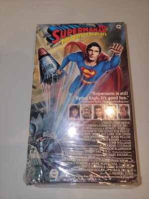 SUPERMAN IV  THE QUEST FOR PEACE Beta Tape Betamax Not VHS Christopher Reeve (L)
