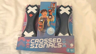 Crossed Signals elektronische Spiele mit Paar sprechender Lichtstäbe Mattel NEU 