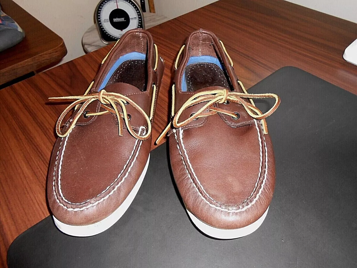 Sperry top sider leather upper sale