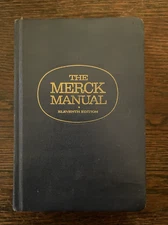 1966 The Merck Manual of Diagnosis And Therapy Eleventh Edition Hardcover