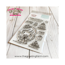 PRINCESS BDAY ANYA-The Greeting Farm Photopolymer Stamp-Stamping Craft-Birthday
