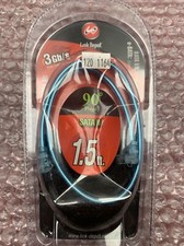 New e-SATA 2.0 Cable SATA2 I/II 3GB/s 90 Degree Hard Drive Cable SATA2L-1.5-UVB