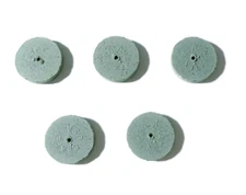 Cratex 7/8" x 1/8" w 1/16" Arbor Course Silicon Rubberized Polishing Wheels 5 Pc