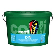 Conti DIN Wandfarbe Farbe Matte Wand- und Deckenanstriche weiß - 12,5 Liter