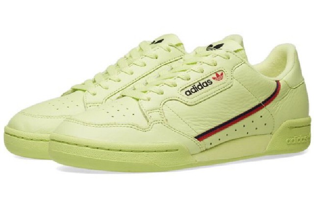 adidas continental semi frozen yellow