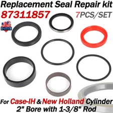 Cylinder Seal kit for New Holland Case-IH Loaders Replace 87311857 1-3/8" Rod 2"