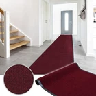 Basic Clean Dirt Trapper Runner Dirt Mat Red 90cm Width