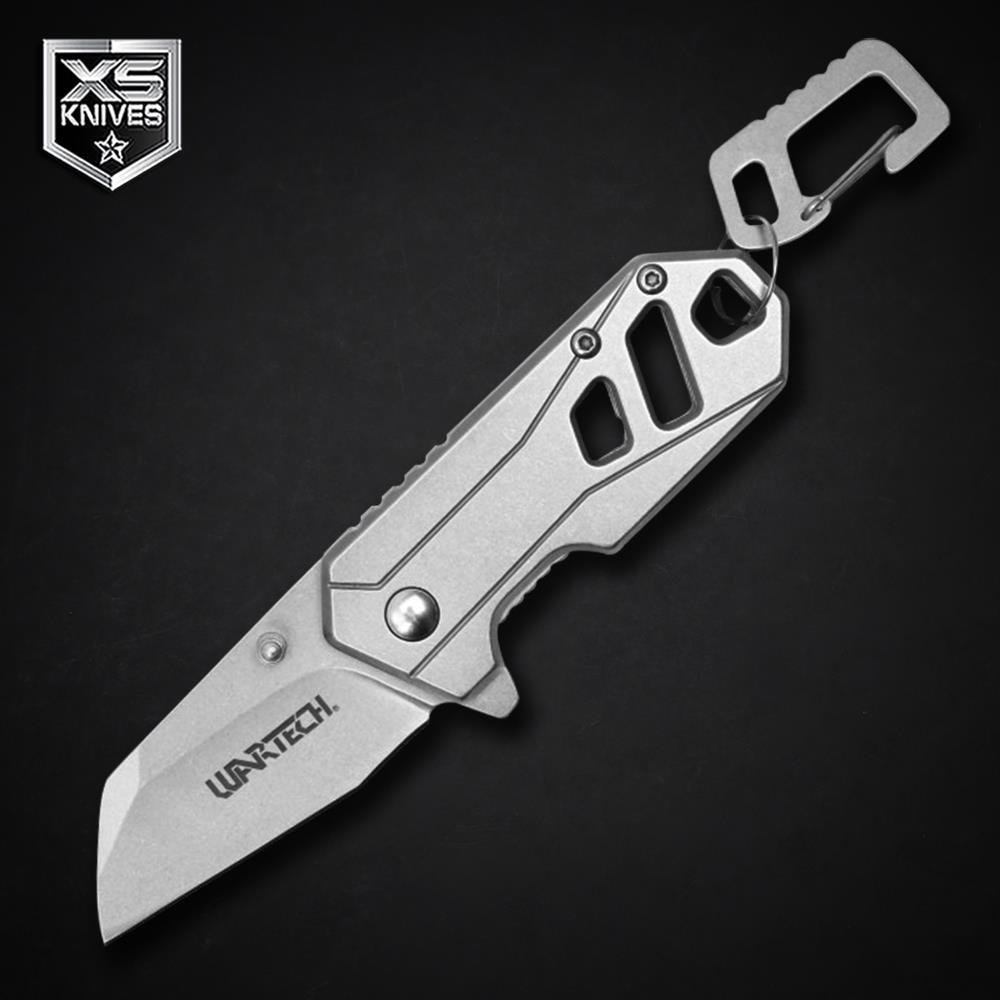 5" Tactical Silver SHEEPSFOOT Blade Spring Assisted Open Folding POCKET Knife