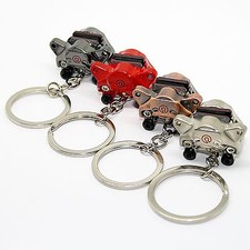 Keychain Brake Caliper Pendant Car Rubber Key