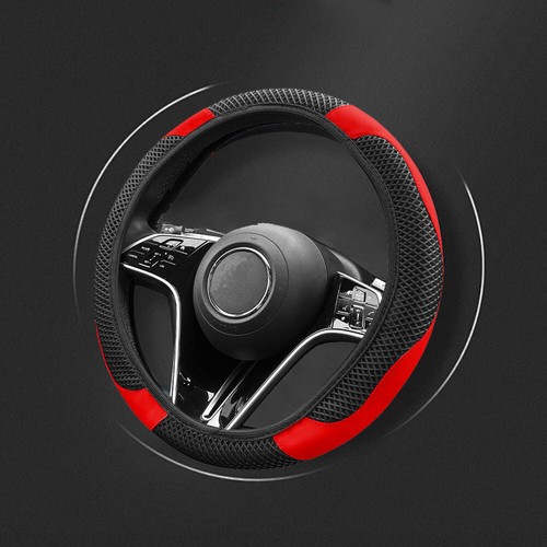 15"/38cm Auto Car Steering Wheel Cover Ice Silk Breathable Elastic Accessories - Picture 15 of 19