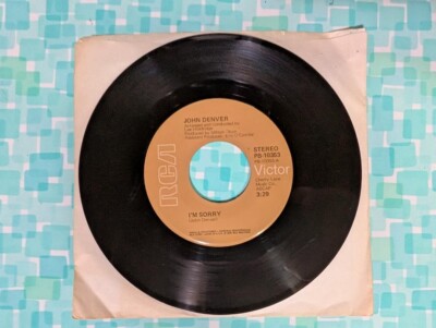 John Denver, I'm Sorry / Calypso, 1975 RCA Victor 45