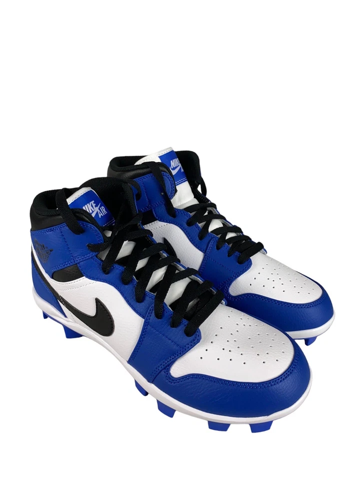 NUEVO Jordan 1 Retro MCS Moldeado Hombres Botines de Béisbol Juego Azul Real AV5354-411 Foto 4 de 4