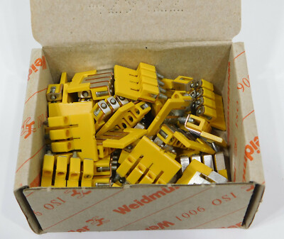 37 ea Weidmuller 105386000 WQV 2.5/4 4 Pole Cross Connector Link Jumper Bar