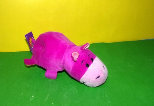 Jay Play Flip-A-Zoo mini peluche Ava ippopotamo/geo giraffa 2 in 1 peluche - Foto 1 di 3