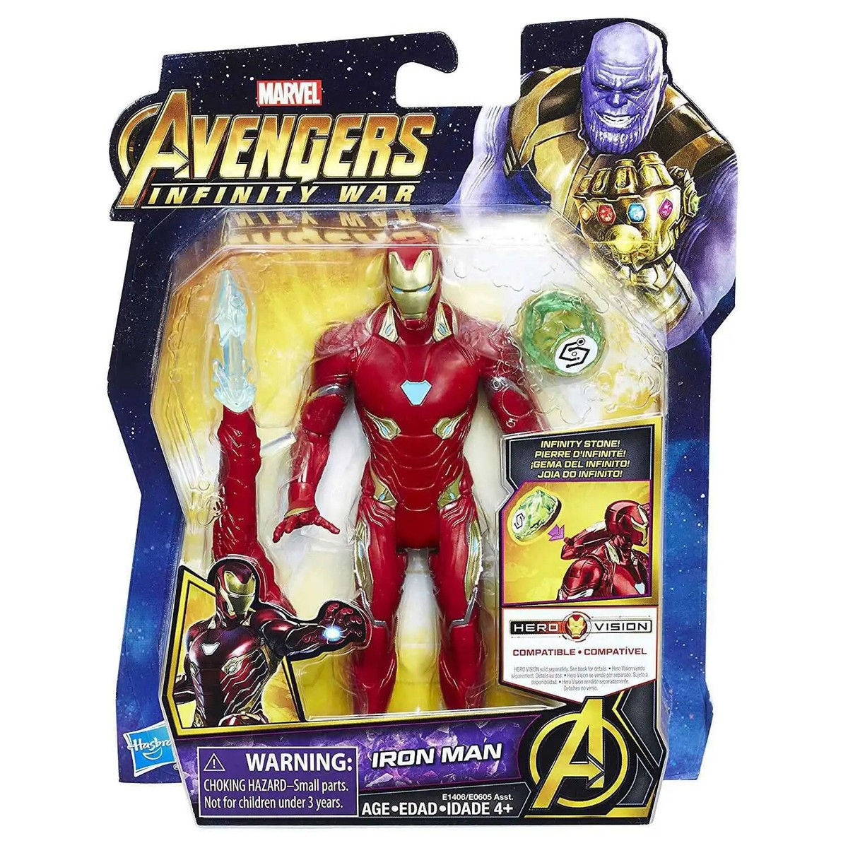 Marvel Avengers Infinity War Iron Man with Infinity Hasbro Marvel Avengers Infinity War Iron Man with Infinity Hasbro