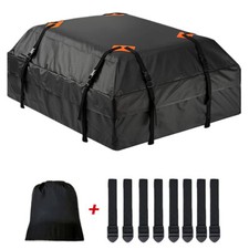 21 Cubic Feet 600d Car Roof Top Cargo Carrier Bag For Side Rail Crossbar Suv