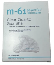 M-61 Clear Quartz Gua Sha All Skin Types  (178)