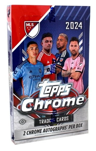 2024 TOPPS MLS CHROME SOCCER HOBBY BOX BLOWOUT CARDS