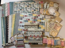 LOT of My Mind's Eye, MISS CAROLINE 12x12" Paper & Embellishments, NEW