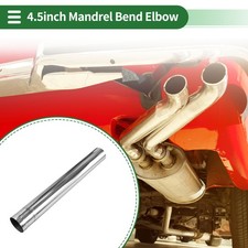 Straight Exhaust Pipe Tube Custom 4.5 Od 35 Length T304 Stainless Steel