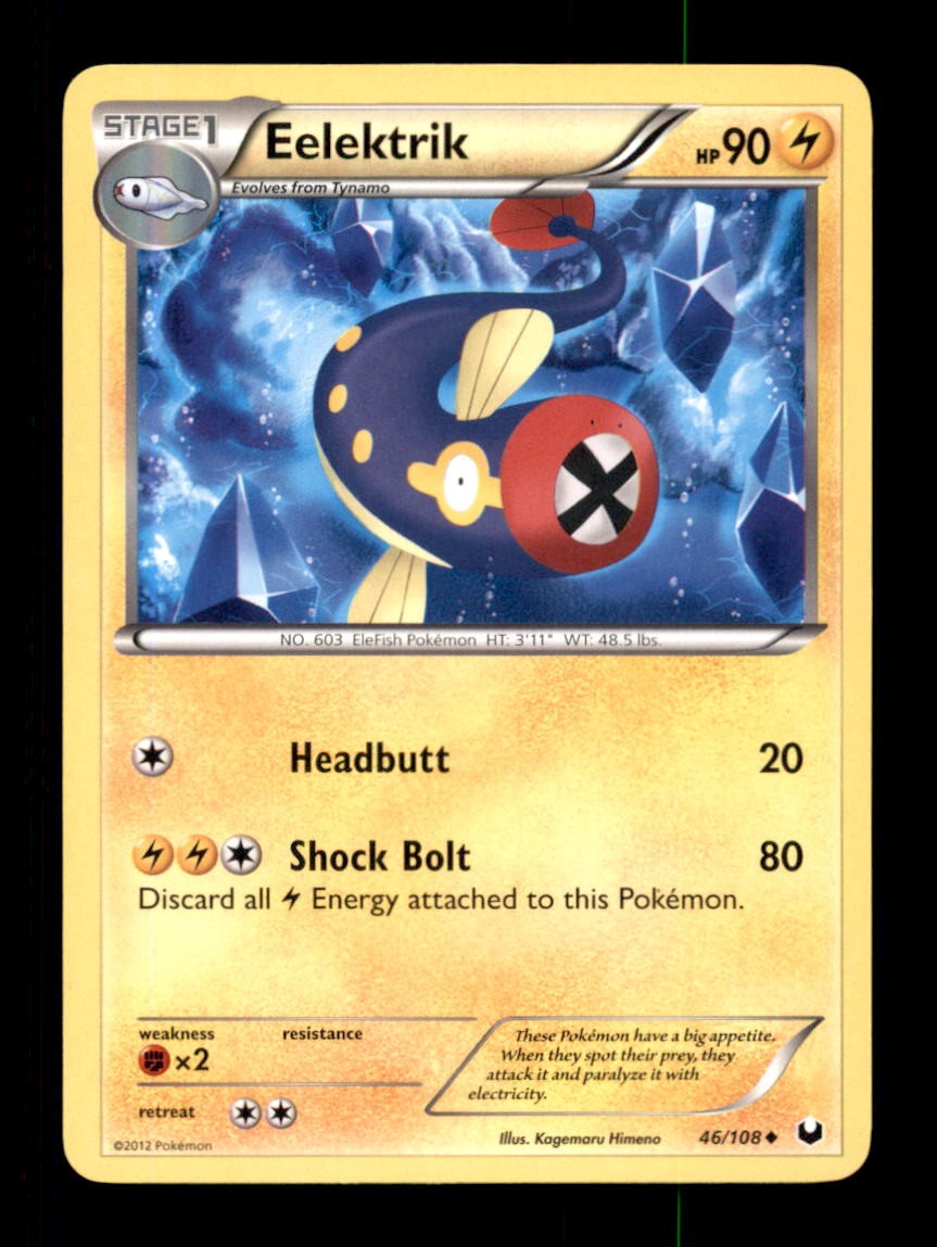 EELEKTRIK 46/108 UC DARK EXPLORERS POKEMON LP