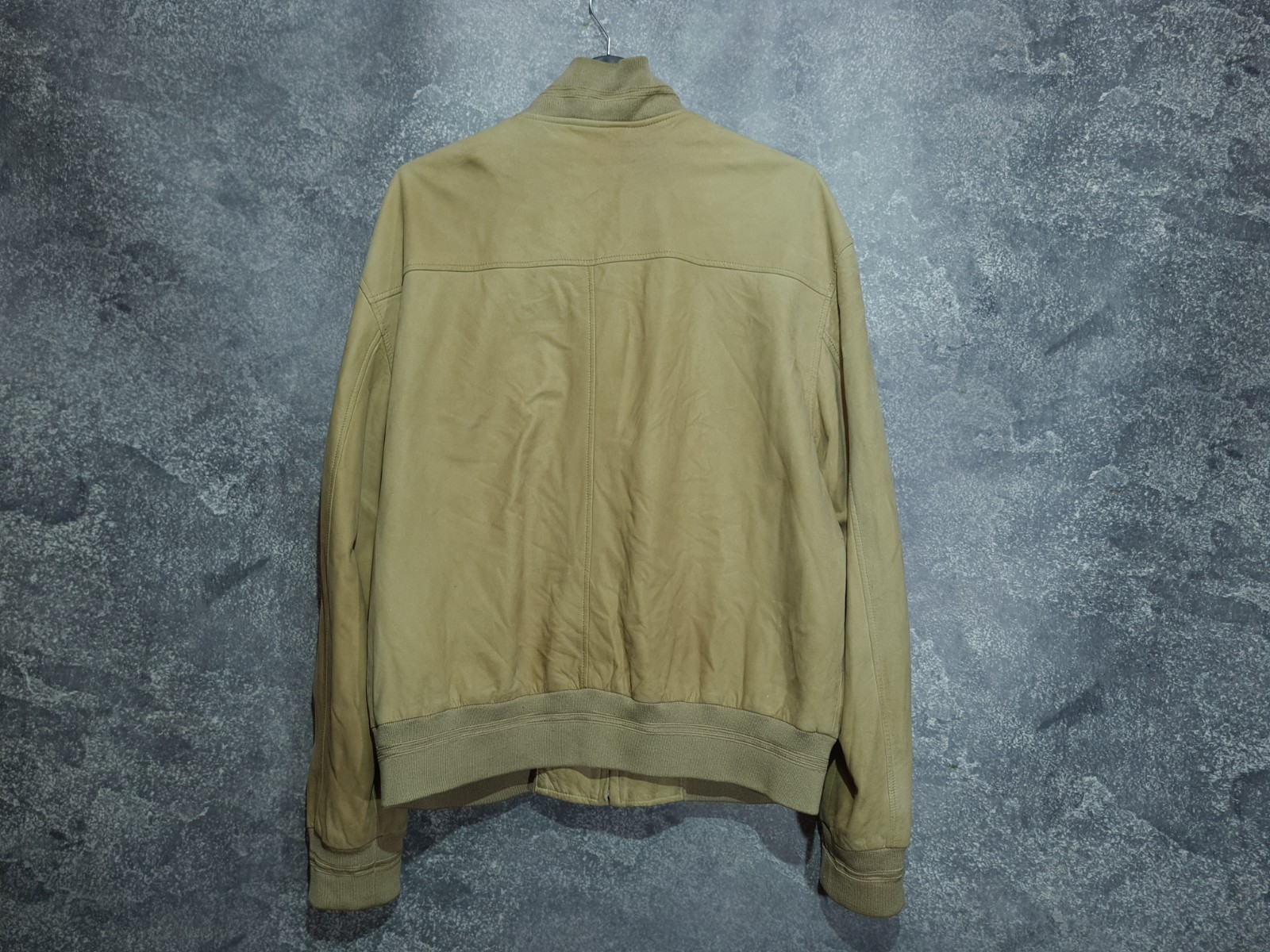 Hugo Boss Lammleder Lambskin Leather  Bomber Jacket Mens Size 54 | XL thumbnail 12