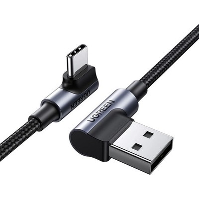 Kabel USB-A / USB-C QC 3.0 480Mbps 3A 3m Ugreen Ladekabel Datenkabel Schwarz