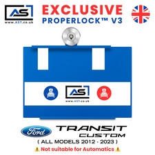 THICK Transit CUSTOM  2012-2023 AS7 Pedal Lock Guard Security Theft Ford Van