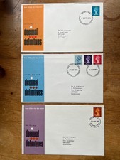 GB First Day Covers Decimal Definitives 1971, 1973, 1974