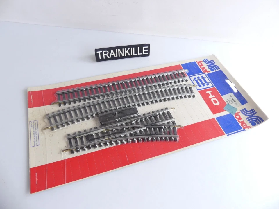 4988 / JOUEF FRANCE HO ACIER 1 AIGUILLAGE A DROITE + 1 RAIL + 1 CONTRE COURBE - Photo 1/1