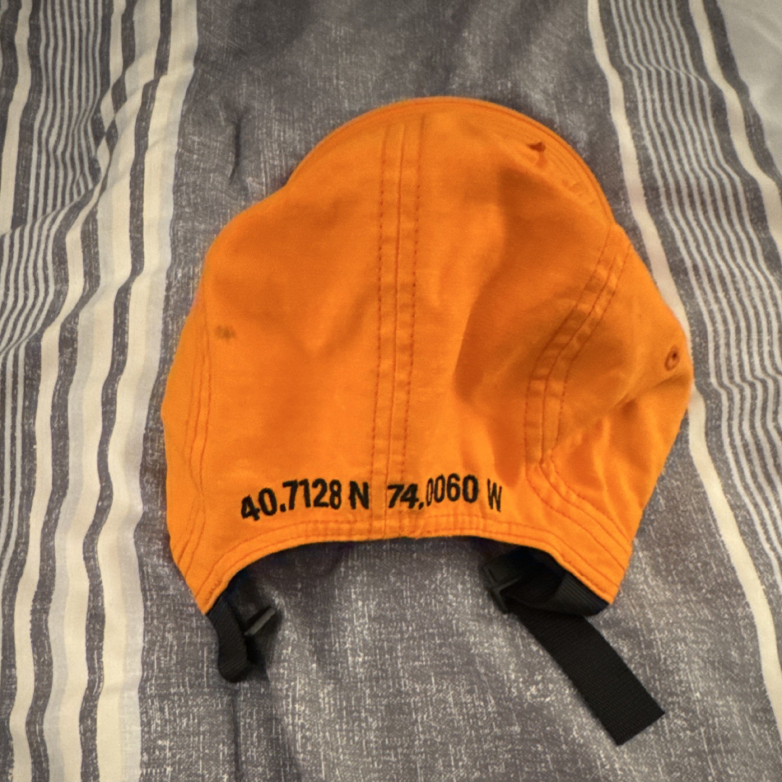 Supreme Orange 5 Panel Adjustable Streetwear Hat … - image 2