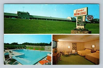 Cape Cod, MA-Massachusetts, Sandy's Motor Lodge, Vintage Postcard