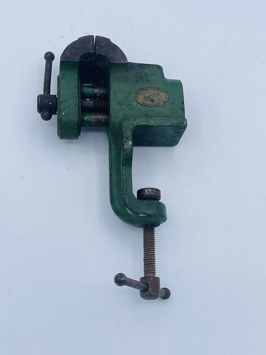 Walker Turner THE DRIVER LINE Bench Vise Vice Clamp On Grip Made