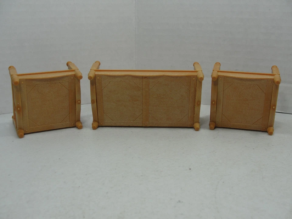 Calico Critters Living Room Set Couch Chair Replacement Dollhouse Furniture - Image 4 of 4