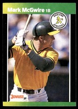 Mark McGwire 1989 Donruss Baseball's Best #43 Athletics MLB READ FREE SHIPPING