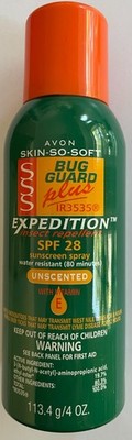 Avon Skin-So-Soft Bug Guard Plus IR3535 Expedition SPF 28 Aerosol Spray 4 ounces