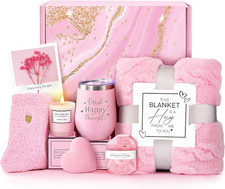 Luxury Rose Spa Gift Basket - Thoughtful Self-Care for Her on Any Occasion